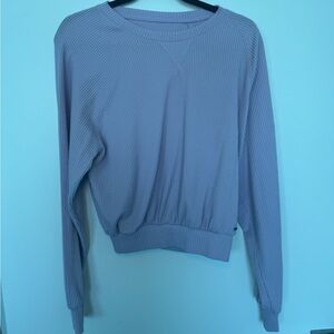 Hollister purple long sleeve sweater small
